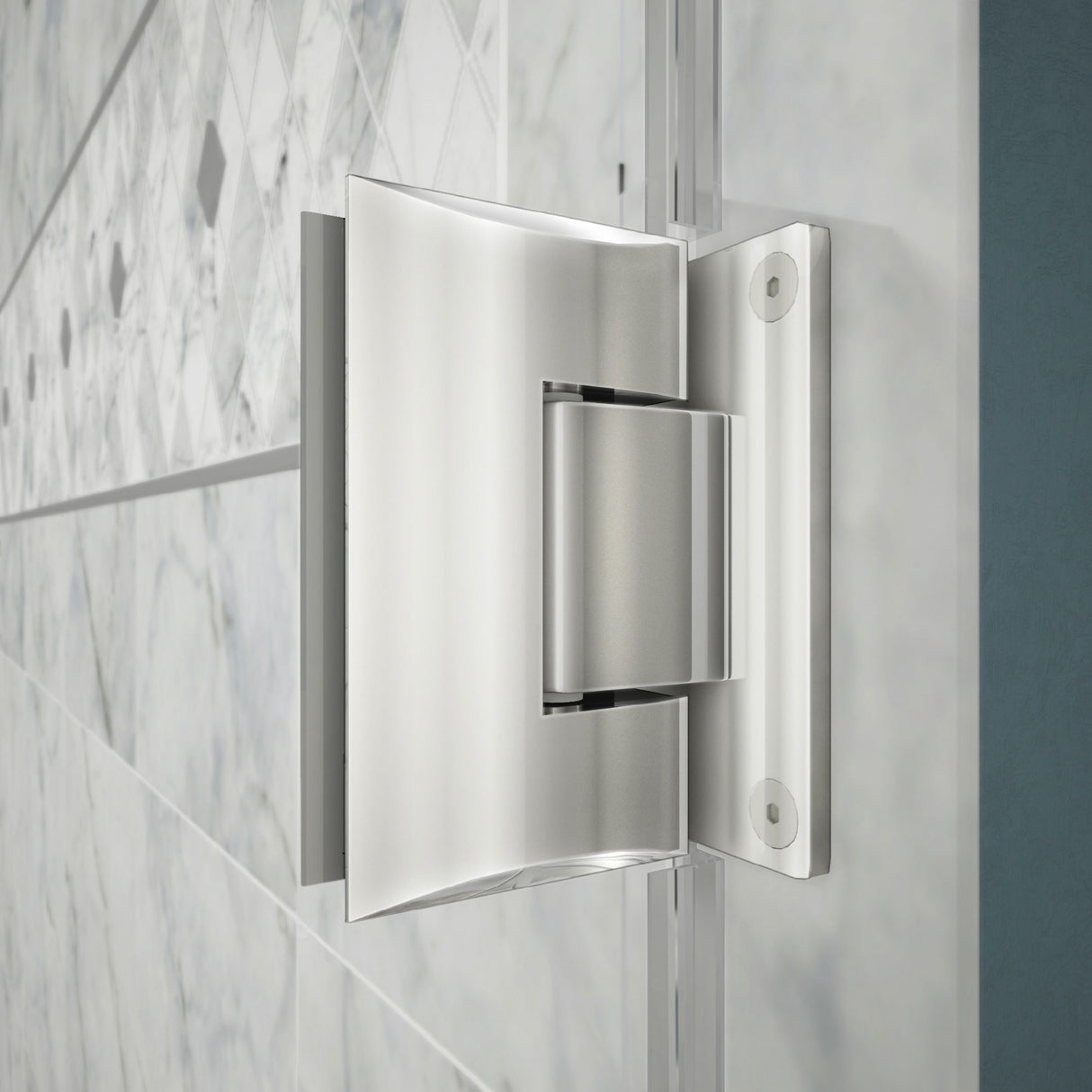 DreamLine Unidoor 26 in. W x 72 in. H Frameless Hinged Shower Door in Chrome