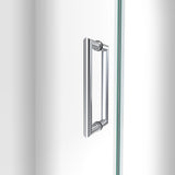 DreamLine Unidoor-LS 49-50 in. W x 72 in. H Frameless Hinged Shower Door in Chrome