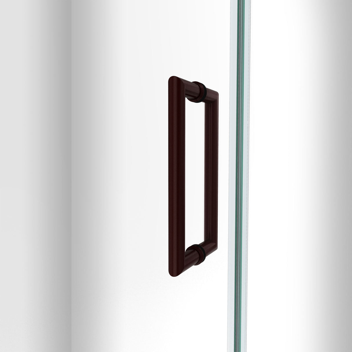 DreamLine Unidoor-LS 39-40 in. W x 72 in. H Frameless Hinged Shower Door in Oil Rubbed Bronze
