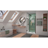 DreamLine Unidoor-LS 40-41 in. W x 72 in. H Frameless Hinged Shower Door in Oil Rubbed Bronze