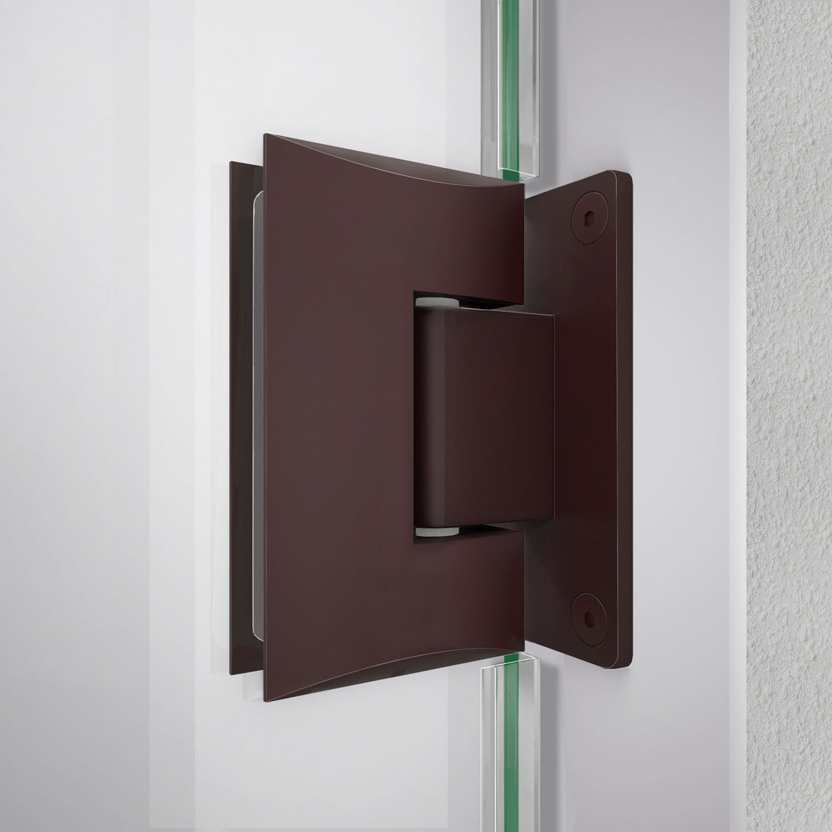 DreamLine Unidoor-LS 52-53 in. W x 72 in. H Frameless Hinged Shower Door in Oil Rubbed Bronze