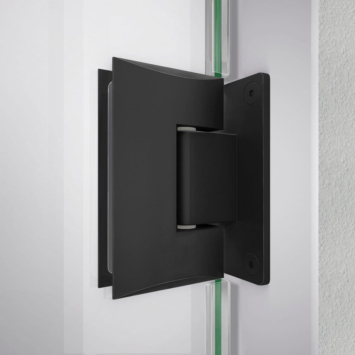 DreamLine Unidoor-LS 29-30 in. W x 72 in. H Frameless Hinged Shower Door in Satin Black