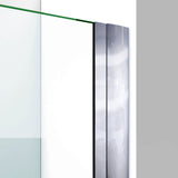 DreamLine Elegance-LS 35 1/4 - 37 1/4 in. W x 72 in. H Frameless Pivot Shower Door in Chrome