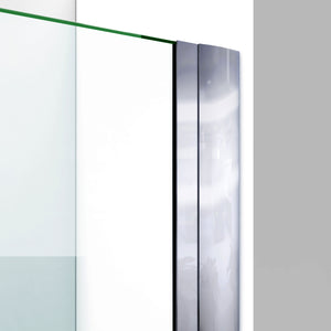 DreamLine Elegance-LS 58 1/2 - 60 1/2 in. W x 72 in. H Frameless Pivot Shower Door in Chrome