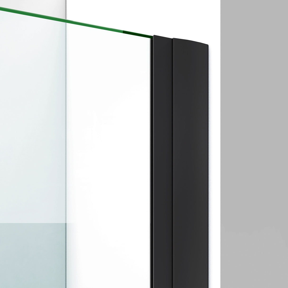 DreamLine Elegance-LS 50 3/4 - 52 3/4 in. W x 72 in. H Frameless Pivot Shower Door in Satin Black