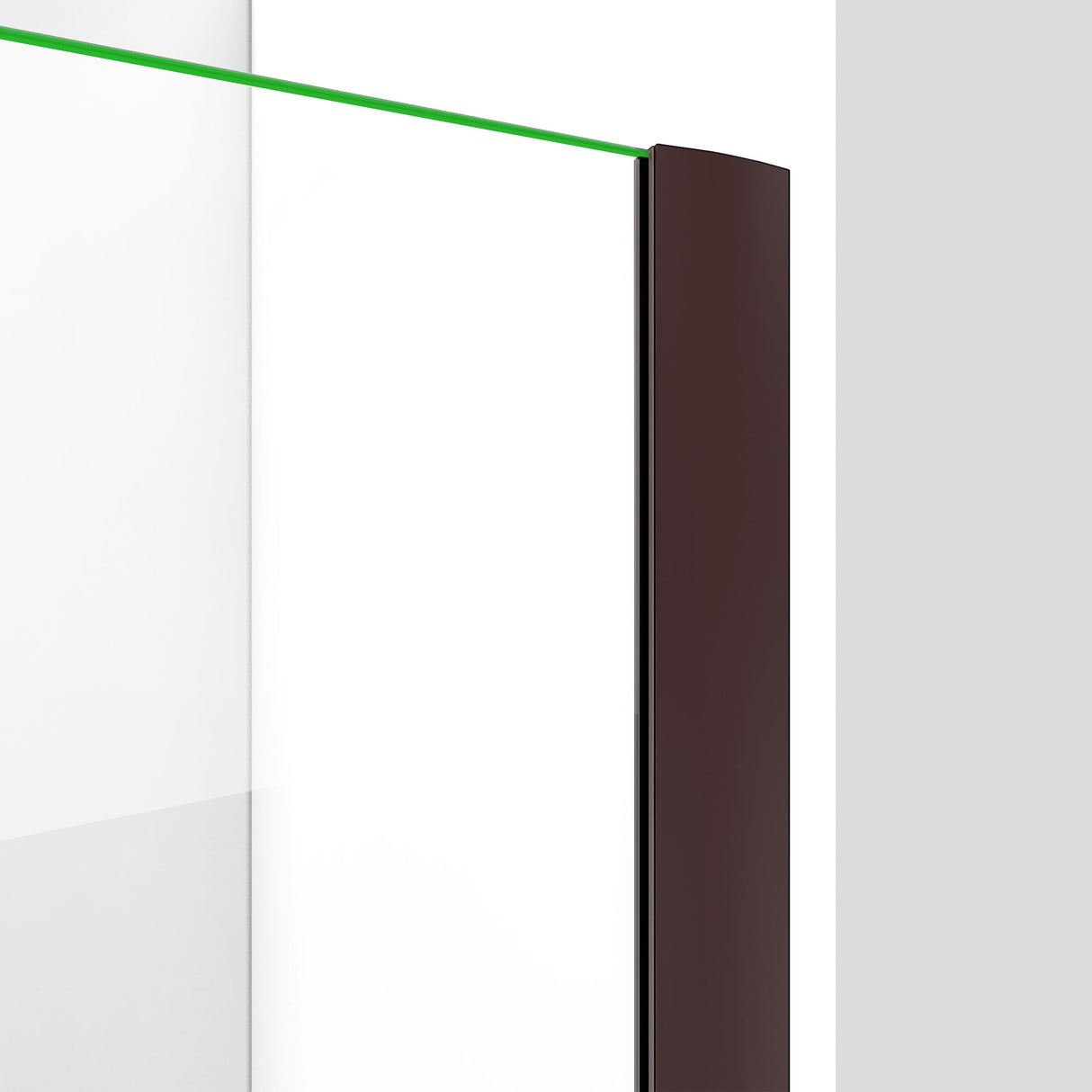 DreamLine Elegance-LS 34 1/2 - 36 1/2 in. W x 72 in. H Frameless Pivot Shower Door in Oil Rubbed Bronze