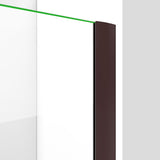 DreamLine Elegance-LS 45 3/4 - 47 3/4 in. W x 72 in. H Frameless Pivot Shower Door in Oil Rubbed Bronze