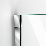 DreamLine Unidoor-X 68-68 1/2 in. W x 72 in. H Frameless Hinged Shower Door in Chrome