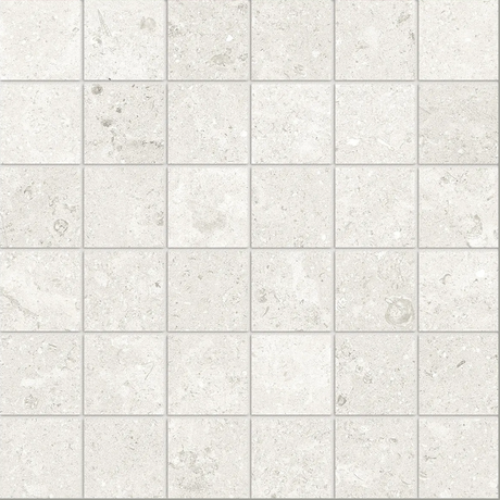 Anatolia 2X2 Mosaic Coliseo Pearl Matte Porcelain Tile 4501-0566-0 *** 1 Sheet = .96 Sf *** Pearl 2x2 - premium natural stone mosaic tile from Anatolia Tile, available at PoshHaus showroom in Keene, NH