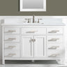 Valentino 54" Single Sink Vanity with White Quartz Top