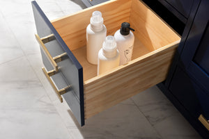 Valentino 60" Double Sink Vanity with White Quartz Top