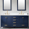 Valentino 72" Single Sink Vanity with White Quartz Top