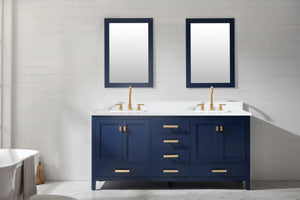 Valentino 72" Single Sink Vanity with White Quartz Top