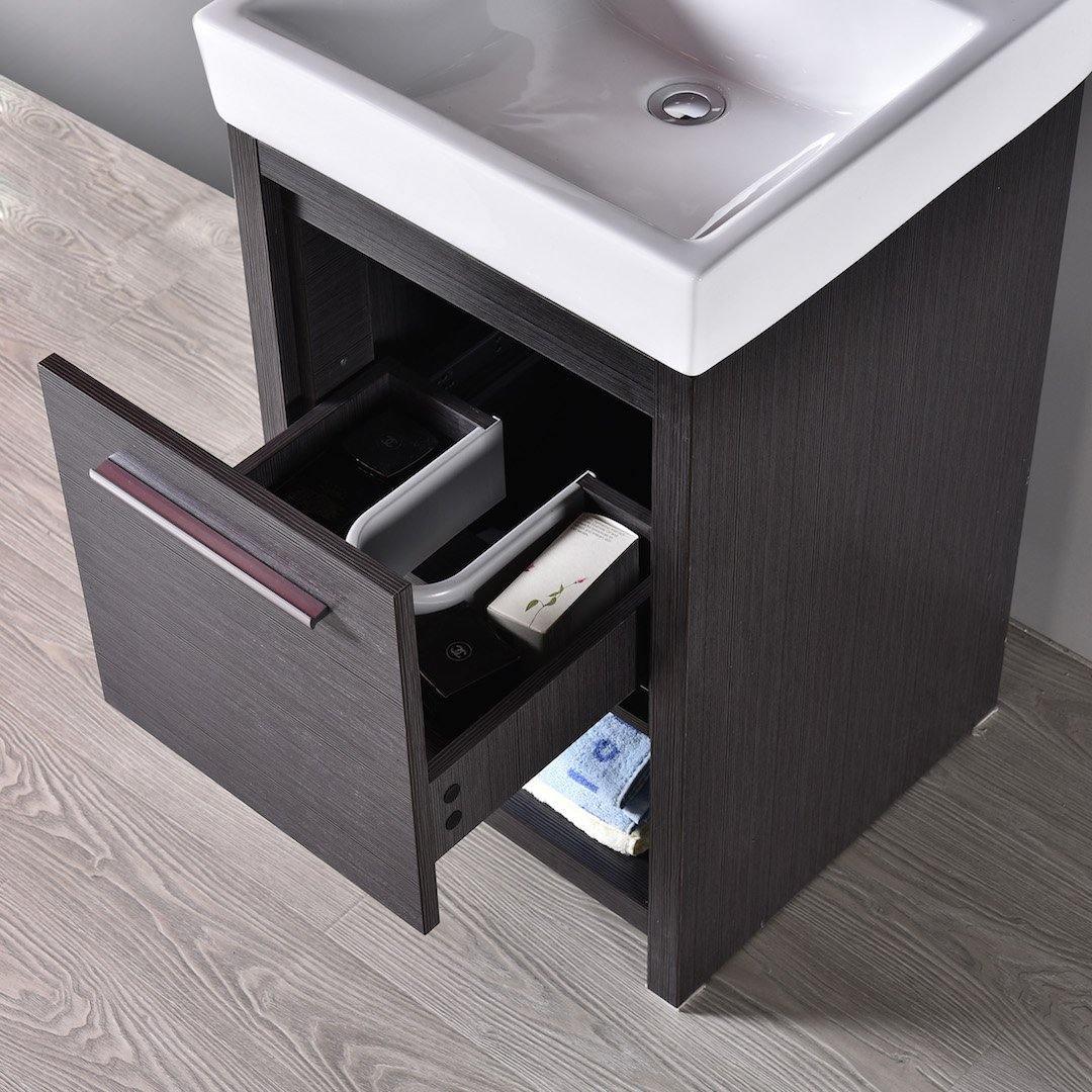 Milan 30" Vanity set, White/Silver Grey, Mirror, Medicine Cabinet