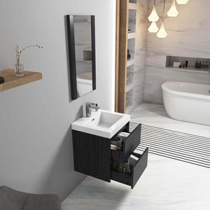 Blossom Valencia 20" Single Vanity, Mirror, Mirrored Medicine Cabinet