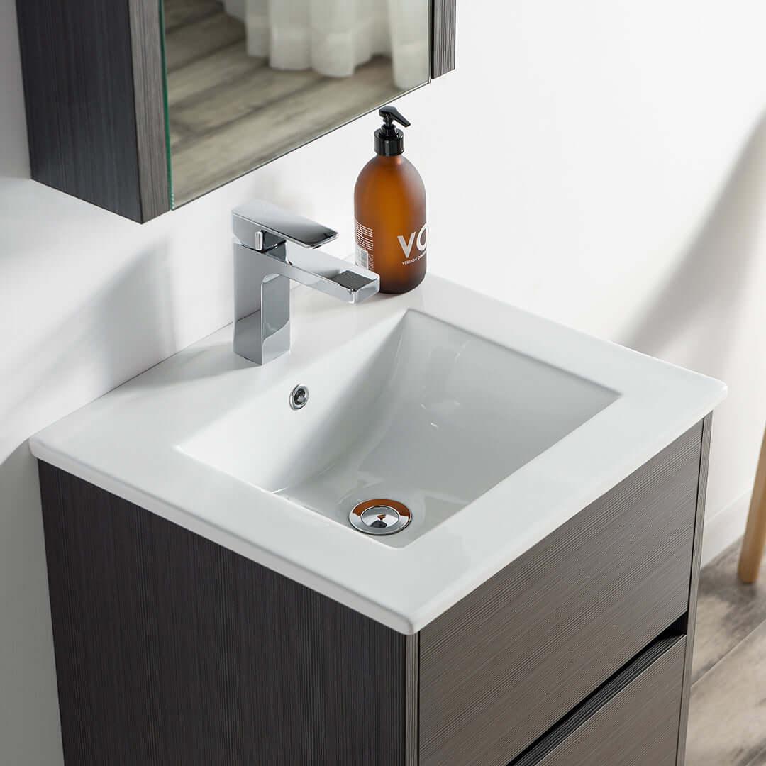Blossom Valencia 20" Single Vanity, Mirror, Mirrored Medicine Cabinet