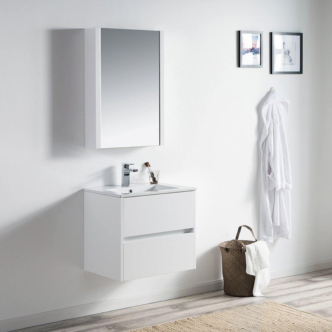 Blossom Valencia 36" Single Vanity, Mirror, Mirrored Medicine Cabinet