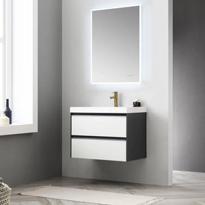 Blossom Berlin White 30" Vanity Base with Acrylic Sink.