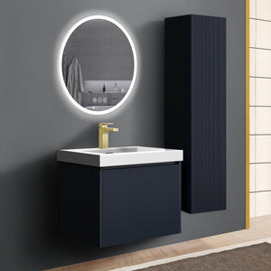 Blossom Positano 24" Floating Bathroom Vanity with Top & Side Cabinet