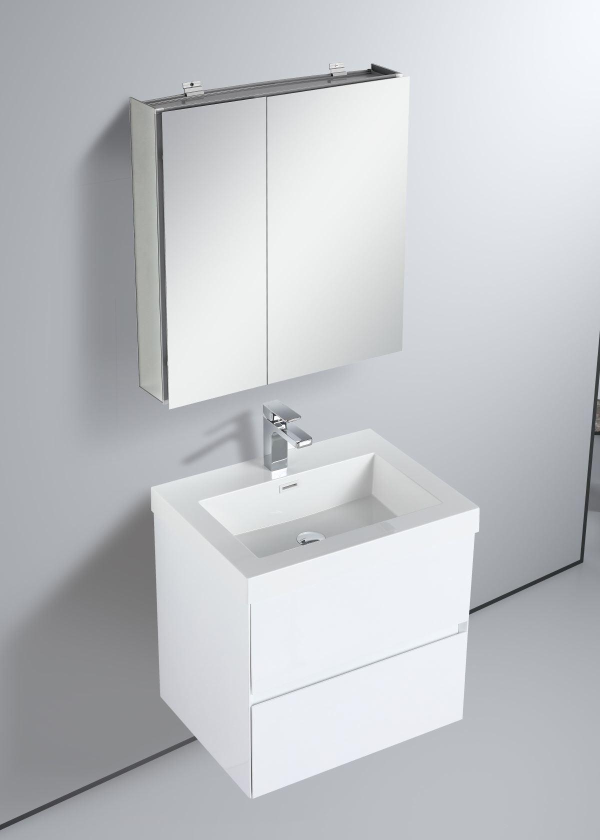 Blossom Assisi 24" Vanity - Eco-Friendly Minimalism with Soft-Closing Drawers