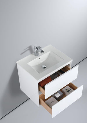 Blossom Assisi 24" Vanity - Eco-Friendly Minimalism with Soft-Closing Drawers