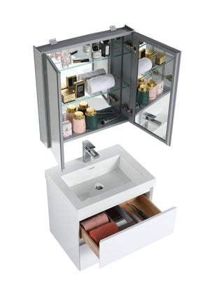 Blossom Assisi 24" Vanity - Eco-Friendly Minimalism with Soft-Closing Drawers