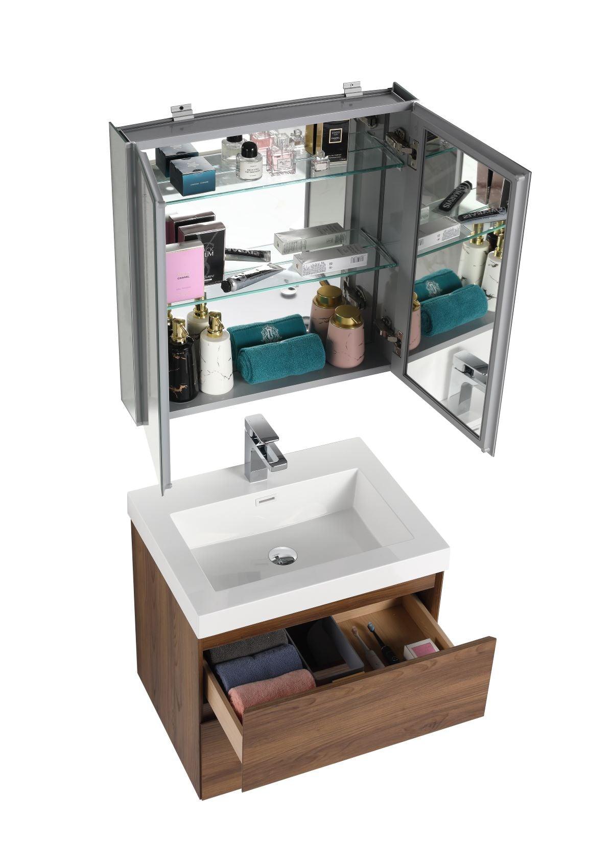 Blossom Assisi 24" Vanity - Eco-Friendly Minimalism with Soft-Closing Drawers