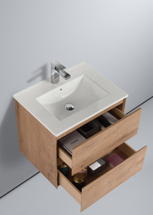 Blossom Assisi 24" Vanity - Eco-Friendly Minimalism with Soft-Closing Drawers