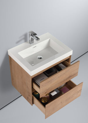 Blossom Assisi 24" Vanity - Eco-Friendly Minimalism with Soft-Closing Drawers