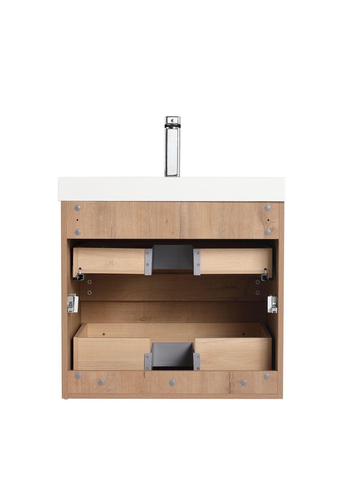Blossom Assisi 24" Vanity - Eco-Friendly Minimalism with Soft-Closing Drawers