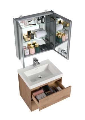 Blossom Assisi 24" Vanity - Eco-Friendly Minimalism with Soft-Closing Drawers