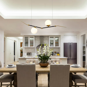 VONN Artisan Chianti VAC3122AB 43" Integrated LED ETL Certified Height Adjustable Pendant, Chandelier, Antique Brass