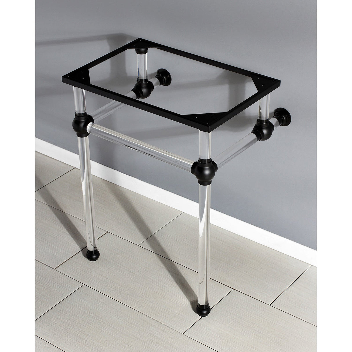 Templeton VAH242030MB Acrylic Console Sink Legs, Matte Black