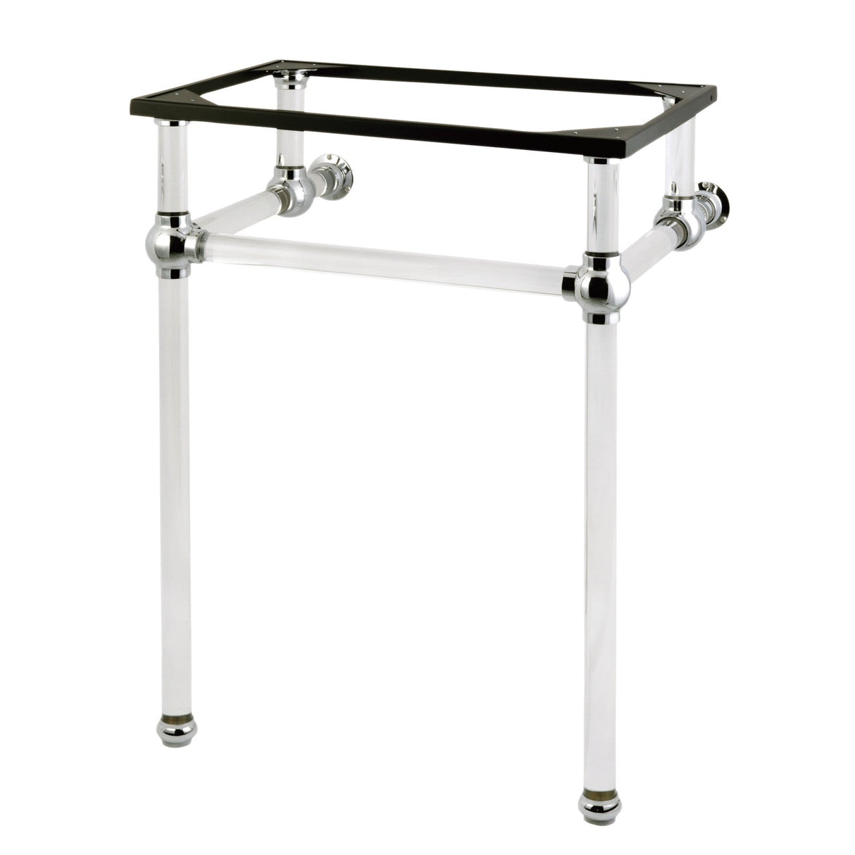 Templeton VAH282033C Acrylic Console Sink Legs, Polished Chrome