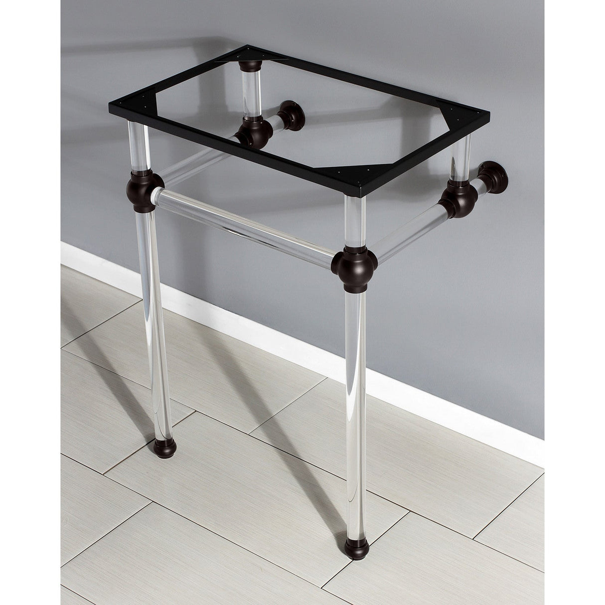 Templeton VAH282033ORB Acrylic Console Sink Legs, Oil Rubbed Bronze