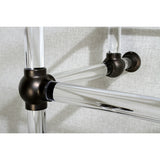 Templeton VAH282033ORB Acrylic Console Sink Legs, Oil Rubbed Bronze