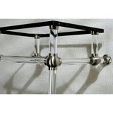 Templeton VAH282033SN Acrylic Console Sink Legs, Brushed Nickel