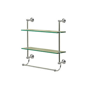 Valsan - KINGSTON Two Tier Shelf with Towel Bar