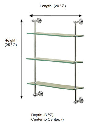 Valsan - KINGSTON Three Tier Shelf