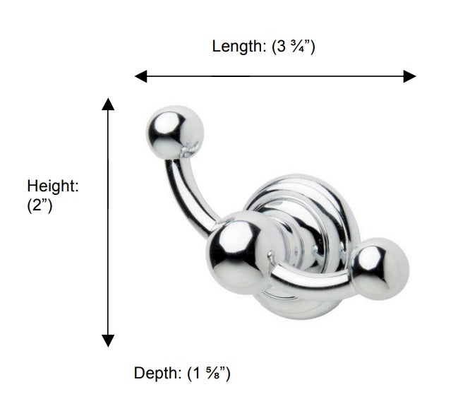 Valsan - KINGSTON Horizontal Double Hook