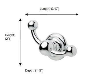 Valsan - KINGSTON Horizontal Double Hook