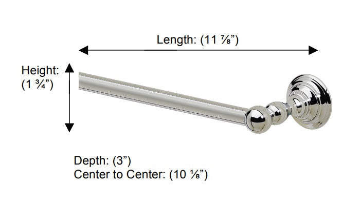 Valsan - KINGSTON Towel Rail, 9” 12" 18" 24" 30"