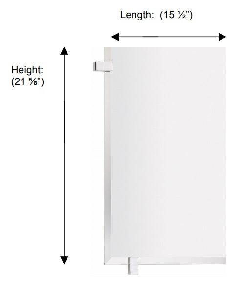 Valsan - BRAGA Rectangular Mirror with Fixing Caps