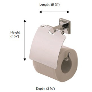 Valsan - BRAGA Toilet Roll Holder with Lid