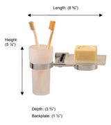 Valsan - BRAGA Tumbler & Soap Dish Holder