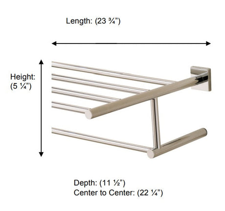 Valsan - BRAGA Towel Rack, 24”