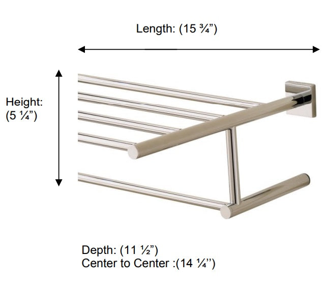 Valsan - BRAGA Towel Rack, 15”