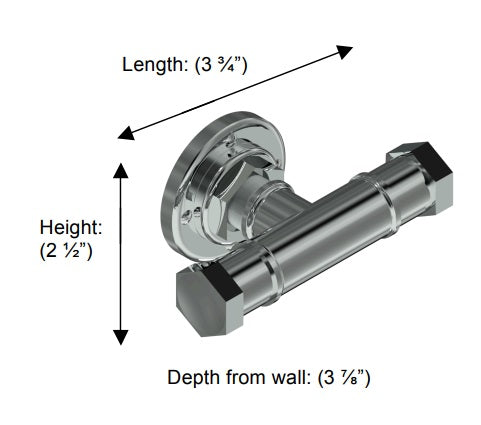 Valsan - POMBO INDUSTRIAL Double Robe Hook