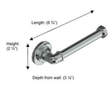 Valsan - POMBO INDUSTRIAL Toilet Paper Holder without Lid