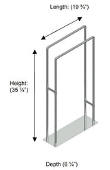 Valsan - POMBO INDUSTRIAL Freestanding Towel Rail